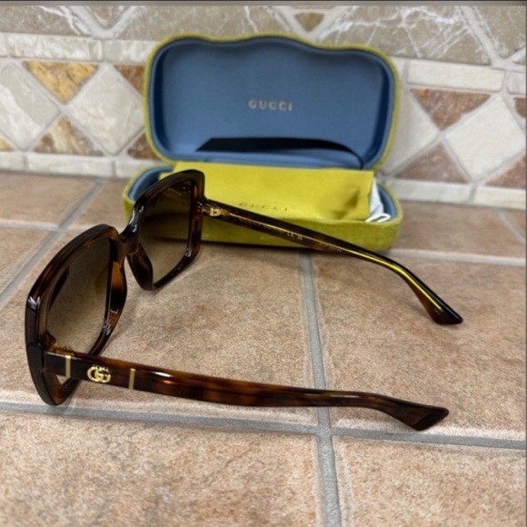 🆕✨Gucci GG0632S Havana Square Sunglasses ✨ - Picture 4 of 12